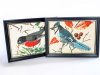 Bird Art Printed on Linen