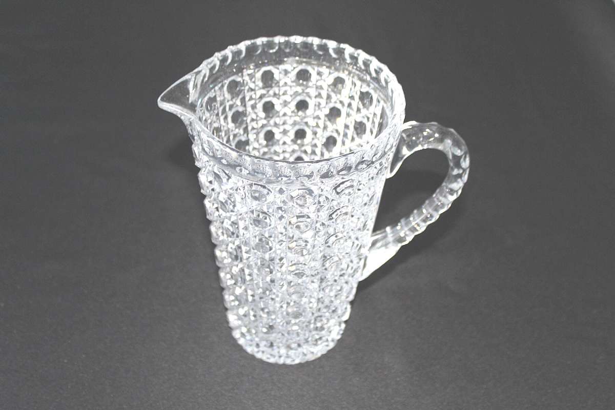 Up for sale is this Elegant High End 44 Ounce Pitcher By American Cut West Germany in excellent condition with no chips or cracks. The Pitcher measures approx. 8 1/4"T. Shipping Excludes: Alaska/Hawaii, US Protectorates, APO/FPO, PO BoxShipping Pro