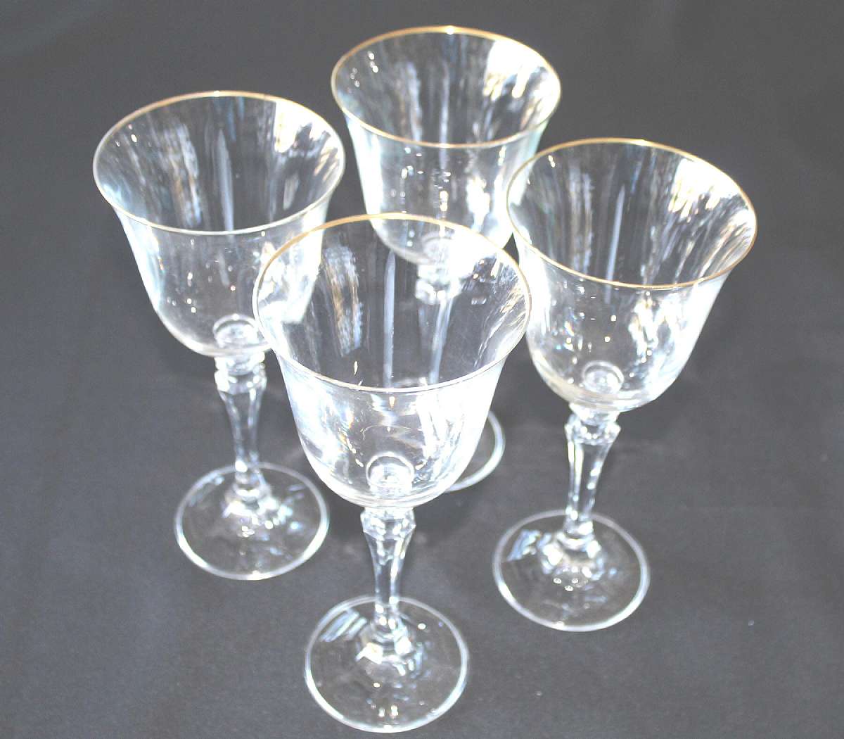 Up for sale are these Schott Zwiesel Premier Set Of Four Water Goblets in great condition with no chips or cracks. They measure approx. 8 1/8"T by 3 3/4"W. Shipping Excludes: Alaska/Hawaii, US Protectorates, APO/FPO, PO BOXShipping Provided to
