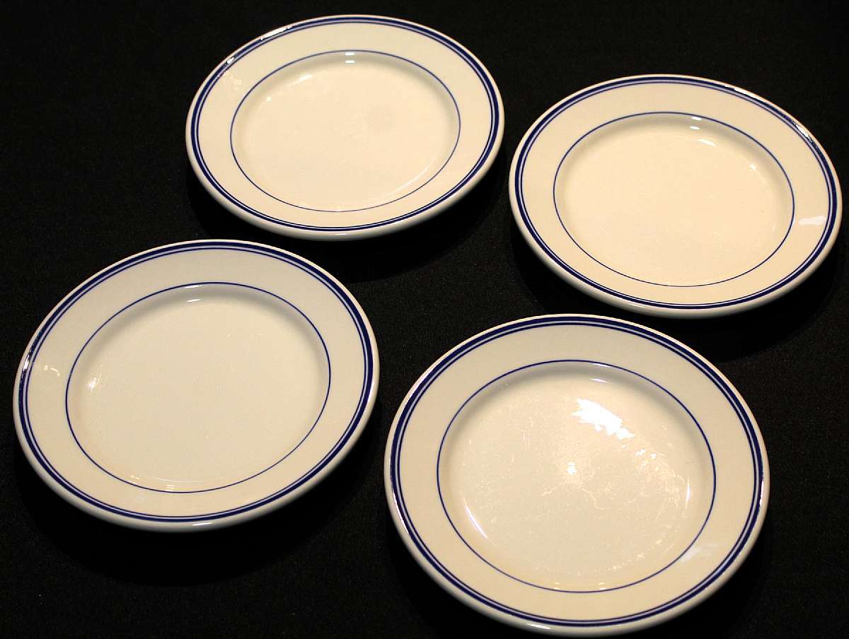 Up for sale are these Niagara Rekindled Pacifica Set Of Four Made In The USA Salad Plates in very good condition with no chips or cracks. The plates measure approx. 8"W.  Shipping Excludes: Alaska/Hawaii, US Protectorates, APO/FPO, PO BoxShipping P