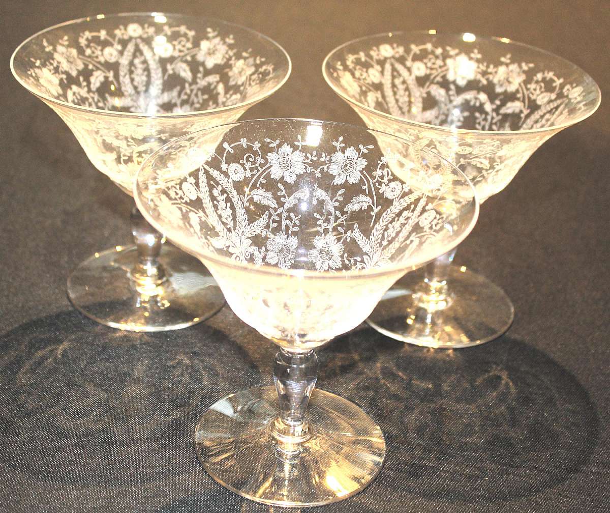 Up for sale are these Viking Prelude Low Sherbet Set Of Three Stemware Glasses in excellent condition with no chips or cracks. They measure approx. 4 1/8"T by 4 1/4"W. Shipping Excludes: Alaska/Hawaii, US Protectorates, APO/FPO, PO BoxShipping