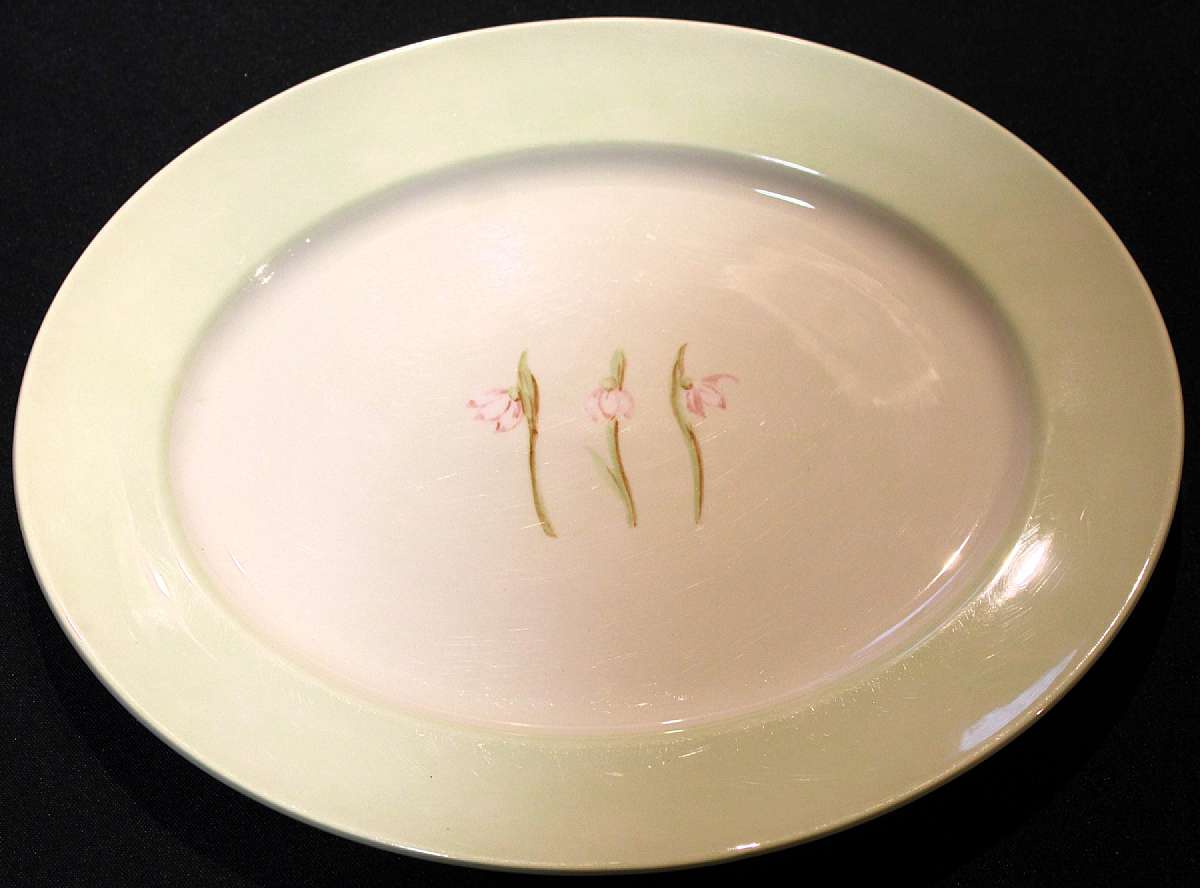 Up for sale is this Rare & Hard to find Royal Stafford Simplicity Vintage Platter. Fine Earthenware Platter. In very good condition with no chips, cracks or crazing. The platter measure approx. 12 7/8'L by 10 3/8"W.  Shipping Excludes: Alaska/Ha