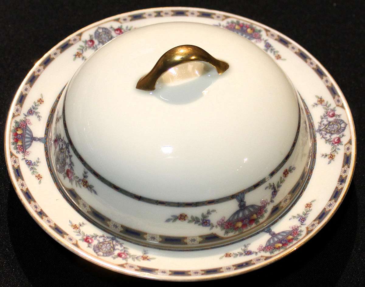 Up for sale is this Beautiful Vintage High End China. Tirschenreuth The Chatham Butter Round With Cover. In excellent condition with no chips or cracks. Please see my other sales for more of this pattern.Shipping Excludes: Alaska/Hawaii, US Protectorates