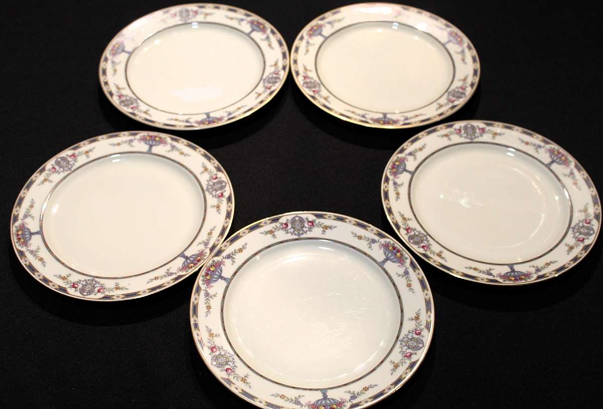 Up for sale are these Beautiful Vintage Tirschenreuth The Chatham Set Of Five Dinner Plates. They measure approx. 10"W. In excellent condition with no chips or cracks. Shipping Excludes: Alaska/Hawaii, US Protectorates, APO/FPO, PO BoxShipping Prov