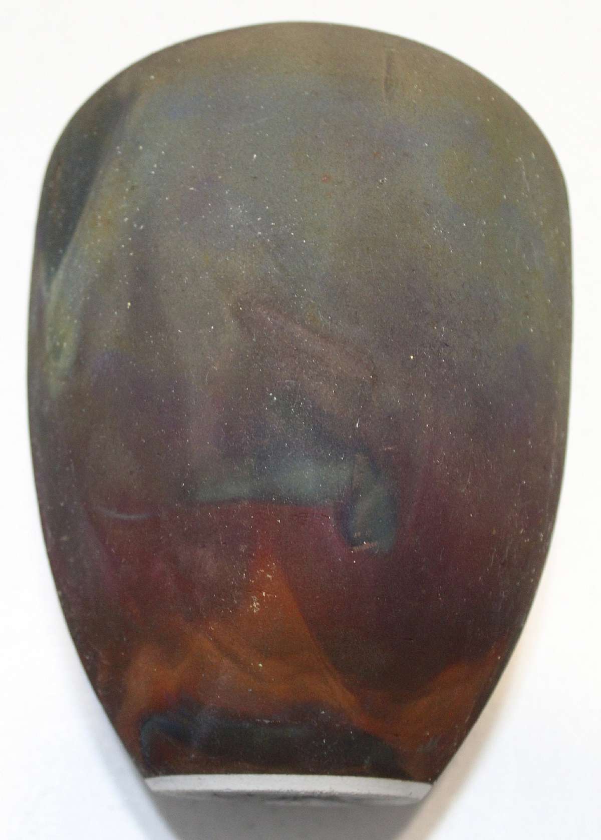 Up for sale is this McKee Pottery Wood Fired Raku Vase in great condition with no chips or cracks. Has a gritty surface to it like sand paper. The item measures approx. 8"T. Signed McKee on the reverse. The first two pictures were taken without using a fl