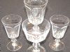 Lenox Antique Clear Water, Wine & Champagne Glasses, Set of 4