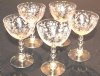 Vintage Duncan & Miller First Love Liquor Cocktail Glasses, Set of 5, 4 1/2 Inch