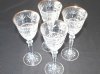 Cristal Dâ€™Arques Durand Traditions Gold Water Glasses, Set of 4, 8 7/8 Inch