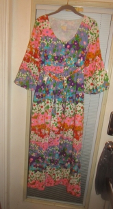 Size 10 100% cotton peasant style maxi dress