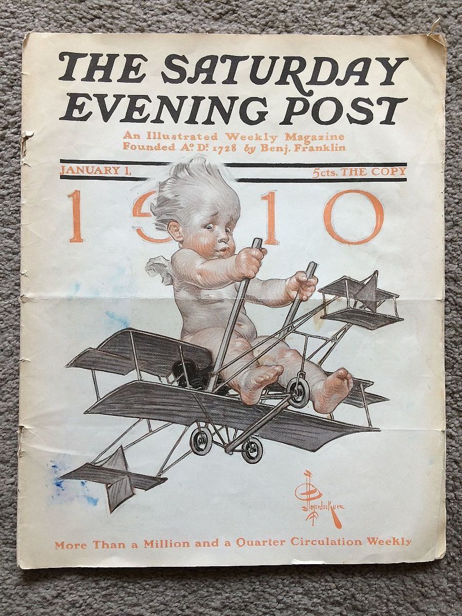 Entire issue of the Jan 1st 1910 edition, with cover by notable illustrator.