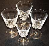 Up for sale are these Cristal D’Arques Durand Versailles Set Of 3 Water Glasses & 1 Wine Glass in great condition with no chips or cracks. The Water Glasses measure approx. 6 5/8"T by 3 1/2"W and the wine glasses 5 3/8&quo