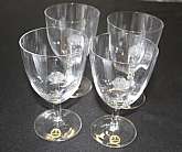 Up for sale are these Beautiful Vintage Helios West Germany Crystal Stemware With A Etched Rose Set Of Four Water Glasses. They are in excellent condition with no chips or cracks. They measure approx. 5 3/4"T by 3 5/8"W and hold approx. 10 ounce