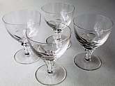 Up for sale are these Royal Leerdam Bernina Set of Four Water Goblets in excellent condition with no chips or cracks. They measure approx. 5 1/4"T by 4"W.Shipping Excludes: Alaska/Hawaii, US Protectorates, APO/FPO, PO BoxShipping Provided to