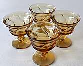 Up for sale are these Beautiful Fostoria Jamestown Set of Fostoria Jamestown Set of Four Champagne Glasses in excellent condition with no chips or cracks. The Glasses measure approx. 4 1/4 "T by 3 7/8"W. Gorgeous Vintage Stemware.Shipping Excl