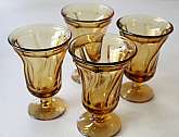 Up for sale are these Beautiful Fostoria Jamestown Set of Four Ice Tea Glasses in excellent condition with no chips or cracks. The   Glasses measure approx. 6"T by 4"W. Gorgeous Vintage Stemware.Shipping Excludes: Alaska/Hawaii, US Protectorat