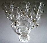 Up for sale are these Anchor Hocking Boopie Set Of Six 3 3/4" Liquor Cocktail Glasses in great condition with no chips or cracks. Circa 1950Shipping Excludes: Alaska/Hawaii, US Protectorates, APO/FPO, PO BoxShipping Provided to the United States O