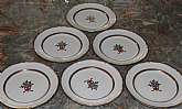 Up for sale are these Mikasa Christmas Garden Set Of Six Salad Plates in Excellent condition with no chips or cracks. They measure approx. 8 1/2"W. Please see my other sales for more of this beautiful pattern.Shipping Excludes: Alaska/Hawaii, US Pr
