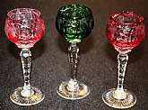 Up for sale are these Beautiful Nachtman Traube Set Of Three Cordial Glasses in excellent condition with no chips or cracks. The cordial glasses measure approx. 4 1/2"T by 1 1/2"W.Shipping Excludes: Alaska/Hawaii, US Protectorates, APO/FPO, PO