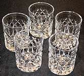 Up for sale are these Set Of Five Beautiful Old Fashion Glasses in excellent condition with no chips or cracks. The Glasses Measure approx. 3 7/8"T by 3 1/4"W. Shipping Excludes: Alaska/Hawaii, US Protectorates, APO/FPO, PO BoxShipping Provid