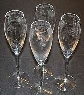 Up for sale are these Beautiful Lenox Wedding Promises Set Of Four Etched Champagne Flutes in excellent condition with no chips or cracks. The Flutes Measure approx. 9 7/8"T by 2"W.Shipping Excludes: Alaska/Hawaii, US Protectorates, APO/FPO, P