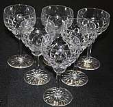 Up for sale are these Beautiful Swedish Eugene Patten Set Of Six Crystal Wine Glasses in excellent condition with no chips or cracks. They measure approx. 5 5/8"T by 3"W. Vintage Crystal Stemware.Shipping Excludes: Alaska/Hawaii, US Protectora