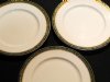 Aynsley Chester Set Of Three Bone China Dinner Plates