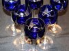 Nancy France Cristal Cut To Clear Gorgeous Set Of Six Wine Glasses