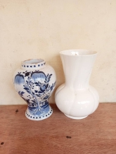 A rare antique dutch delft pottery vase 