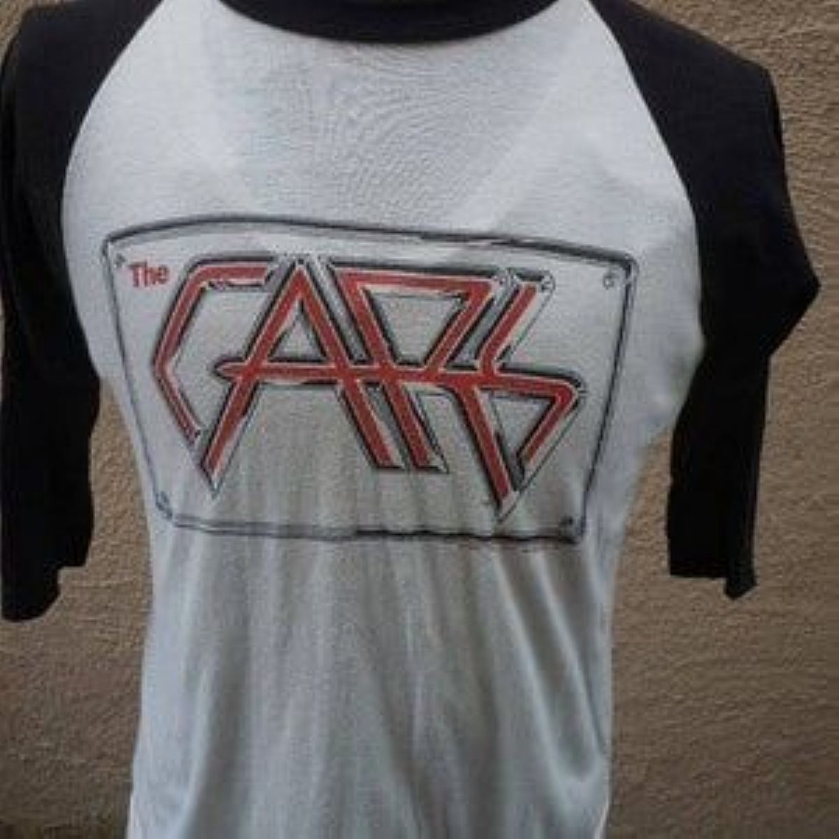 Vintage The Cars Band Tee Shirt NOS 1982 Raglan Made In USA