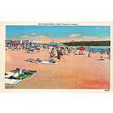 Vintage Postcard Old Silver Beach, West Falmouth, Mass. 42051Features:	• Linen 1930-1950Size: 3.5" x 5.5"Condition: Pre-Owned GoodCondition is consistent with an old or antique paper postcard. It may have corner bumps,