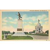 Vintage Postcard Minnesota Monument, Gettysburg, PA. 36Features:	• Linen 1930-1950Size: 3.5" x 5.5"Condition: Pre-Owned GoodCondition is consistent with an old or antique paper postcard. It may have corner bumps, creas