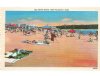 Postcard Old Silver Beach, West Falmouth, Mass. Vintage Linen Unposted 1930-1950