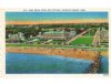 Postcard Park Beach Hotel and Cottages Falmouth Heights Mass 124 Linen 1930-1950